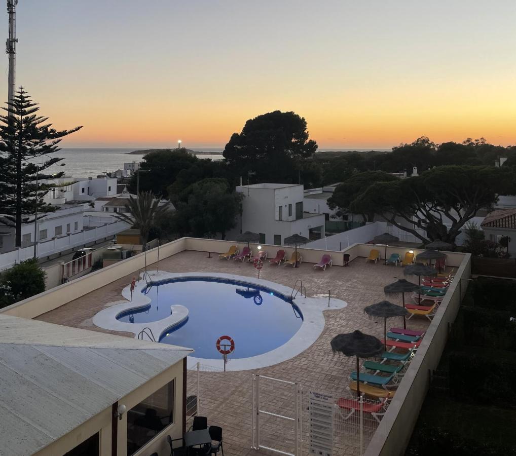 Apartamentos Inma Mayor En Primera Linea De Playa, Con Parking Y Piscina Los Canos De Meca Buitenkant foto